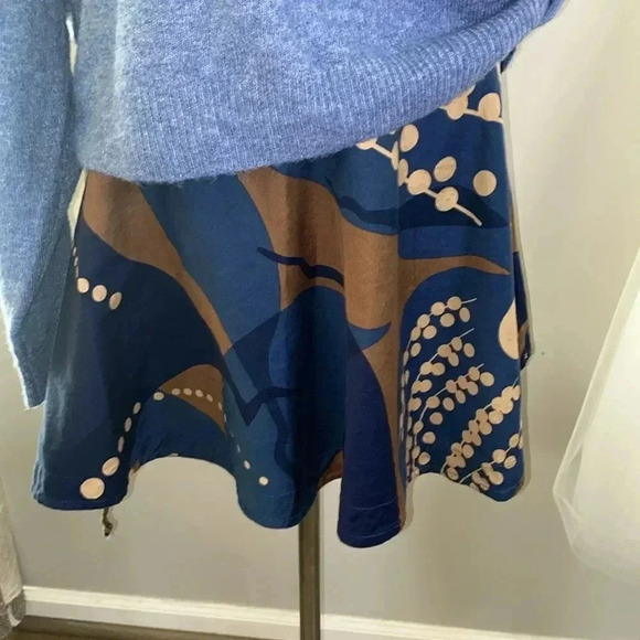 Awesome Marimekko inspired cotton circle/ wrap skirt - Picture 2 of 6